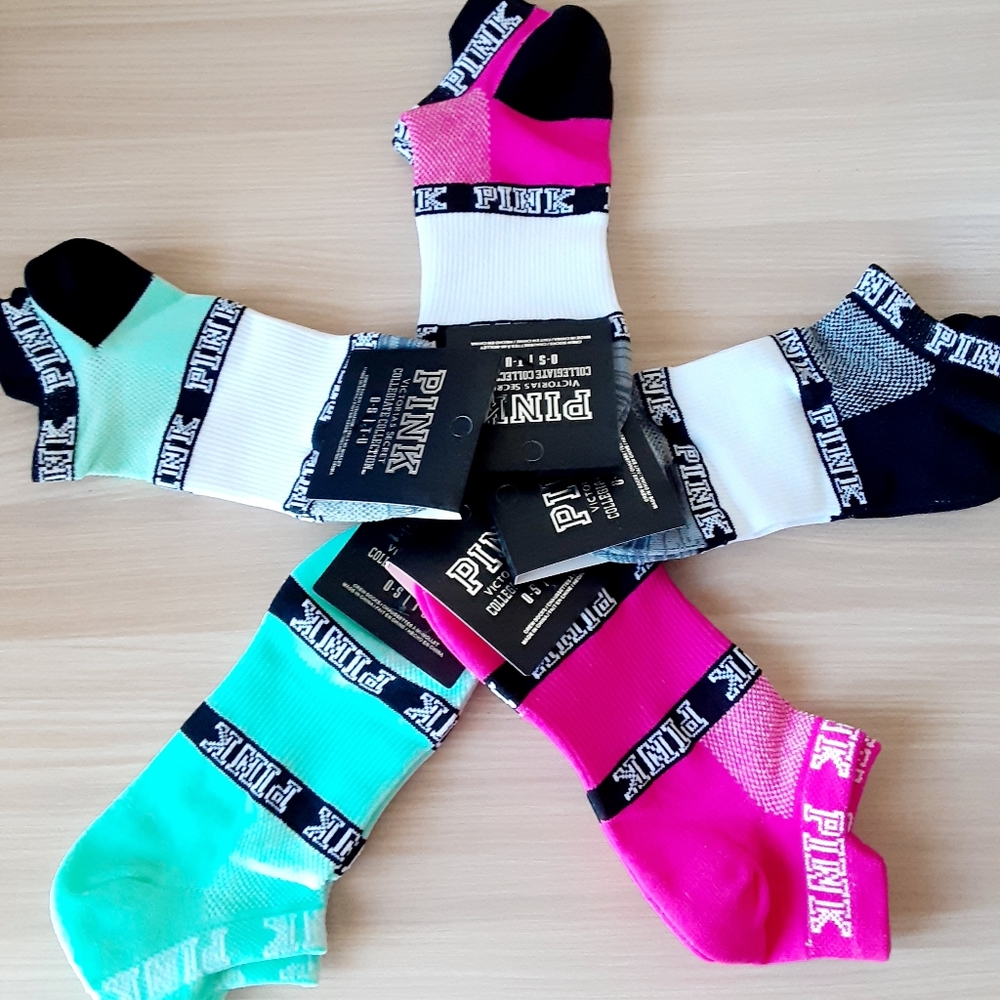 Victoria's secret pink socks bundle